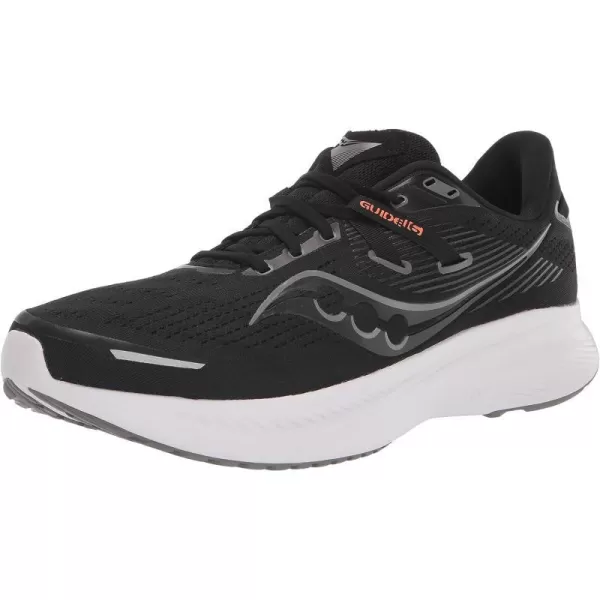 imageSaucony Mens Guide 16 SneakerBlackWhite