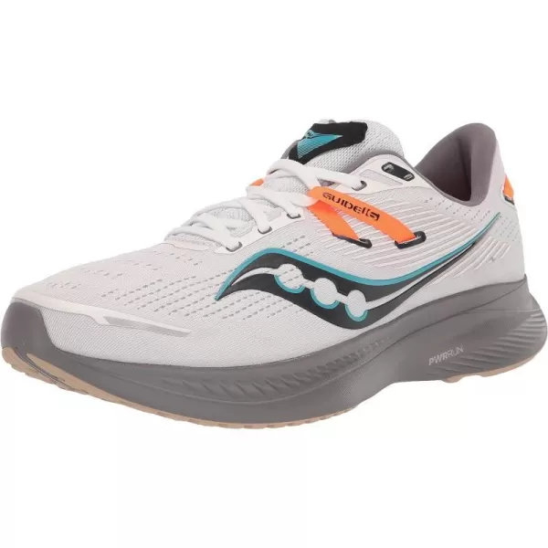 imageSaucony Mens Guide 16 SneakerWhiteGravel