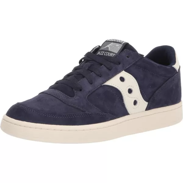 imageSaucony Mens Jazz Court Nubuck SneakerNavy