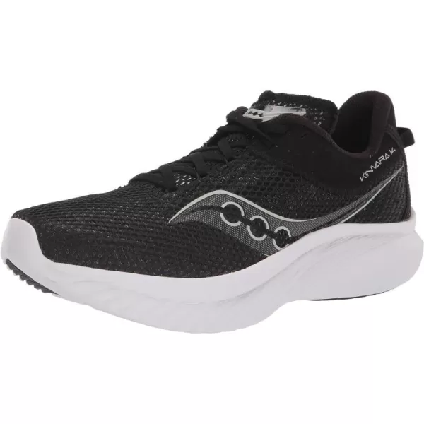imageSaucony Mens Kinvara 14 SneakerBlackWhite