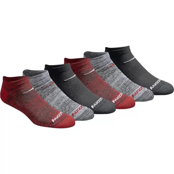 Black Red Assorted (6 Pairs)