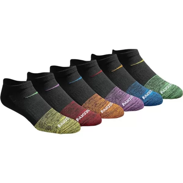 Fashion Tipped Black (6 Pairs)
