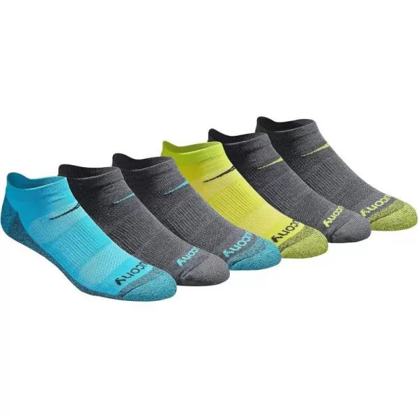 Yellow Blue Charcoal Assorted (6 Pairs)