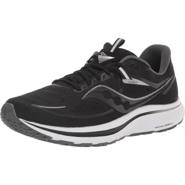 imageSaucony Mens Omni 21 Running ShoeBlackWhite