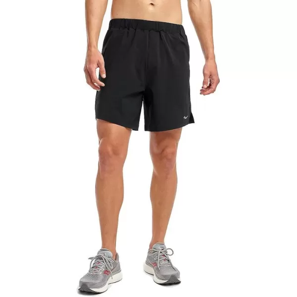 imageSaucony Mens Outpace 7 ShortBlack