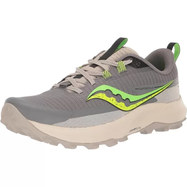 imageSaucony Mens Peregrine 13 Hiking ShoeGravelSlime