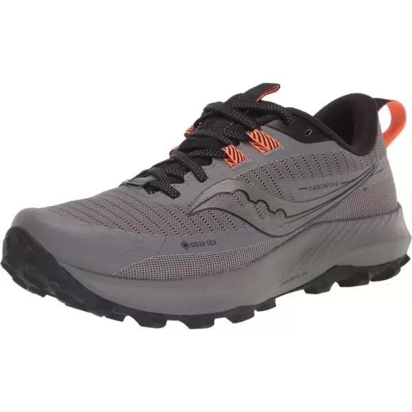 imageSaucony Mens Peregrine 13 Trail Running ShoeGravelBlack