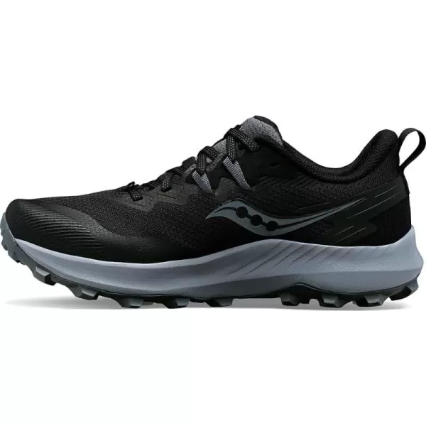 imageSaucony Mens Peregrine 14 SneakerBlackCarbon