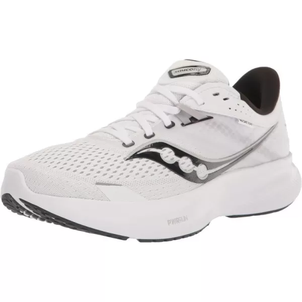 imageSaucony Mens Ride 16 SneakerWhiteBlack