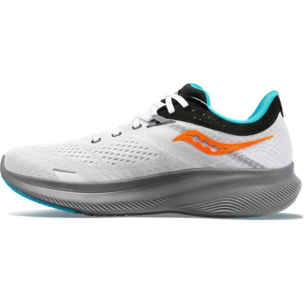 imageSaucony Mens Ride 16 SneakerWhiteGravel