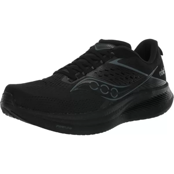 imageSaucony Mens Ride 17 SneakerBlackBlackBlack