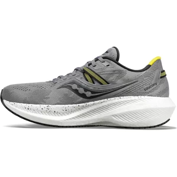 imageSaucony Mens Triumph 20 Running ShoeGravelSulphur