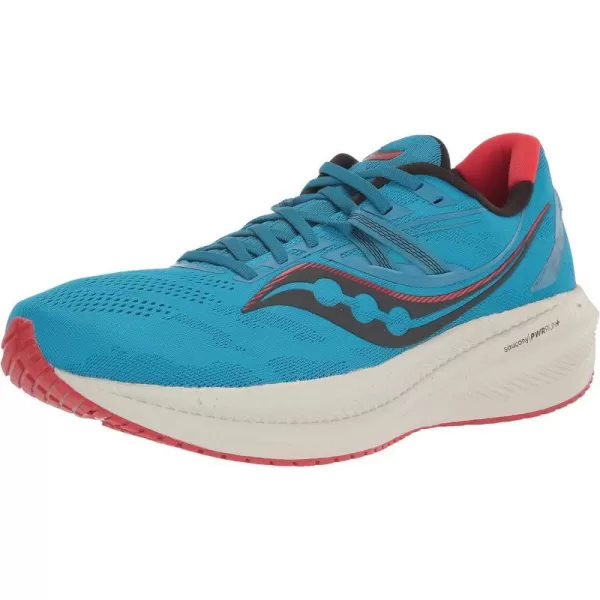 imageSaucony Mens Triumph 20 Running ShoeOceanRedrock