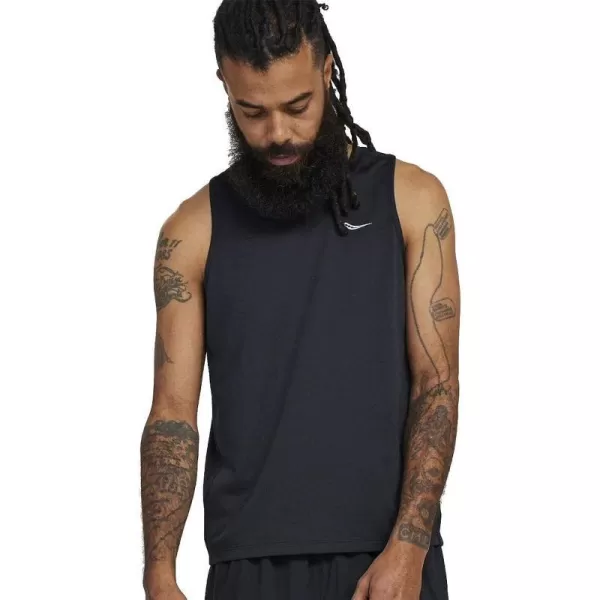 imageSaucony Stopwatch Singlet Black LGSaucony Stopwatch Singlet Black LG