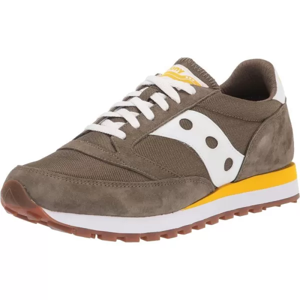 imageSaucony Unisex Jazz 81 SneakerOliveWhite