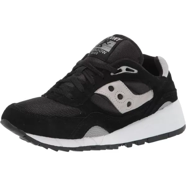 imageSaucony UnisexAdult Shadow 6000 SneakerBlackSilver