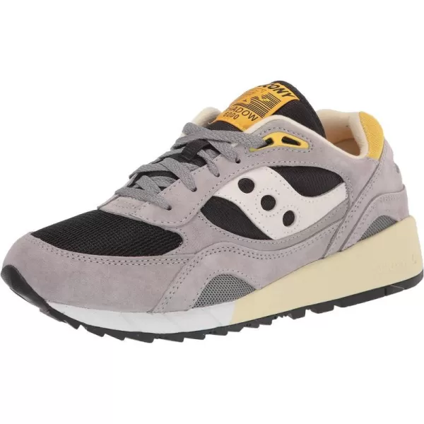 imageSaucony UnisexAdult Shadow 6000 SneakerGreyBlack
