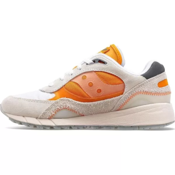 imageSaucony UnisexAdult Shadow 6000 SneakerWhiteOrange
