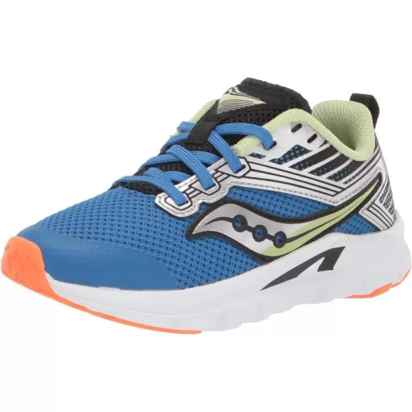 imageSaucony UnisexChild Axon Running ShoeBlueBlackGreen