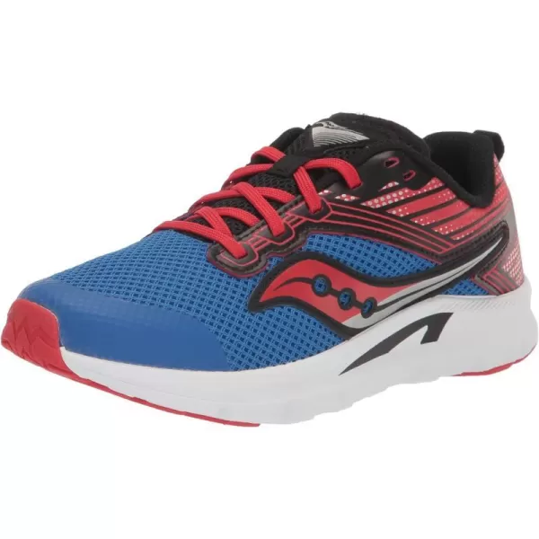 imageSaucony UnisexChild Axon Running ShoeRoyalRedBlue