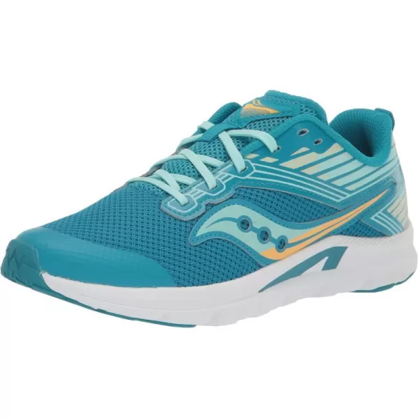 imageSaucony UnisexChild Axon Running ShoeTurqYellow