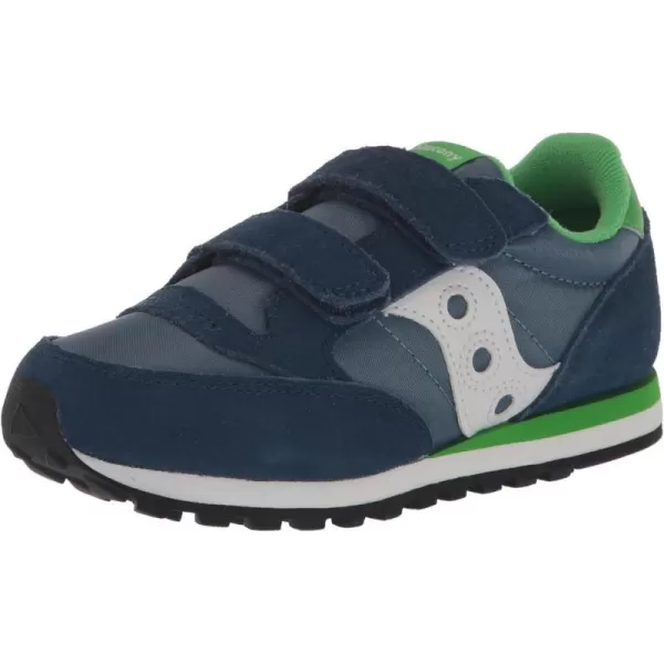 imageSaucony UnisexChild Baby Jazz Hook amp Loop SneakerBlueGreen