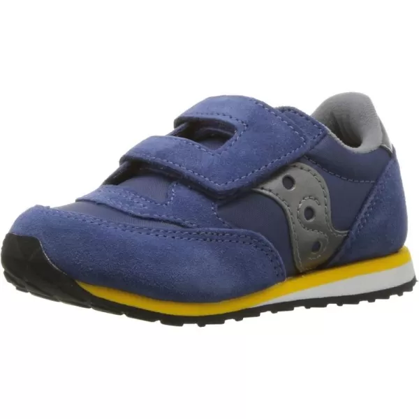 imageSaucony UnisexChild Baby Jazz Hook amp Loop SneakerBlueGrey