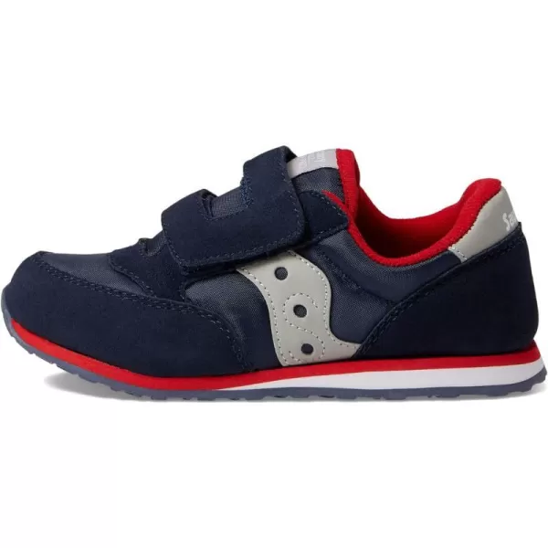 imageSaucony UnisexChild Baby Jazz Hook amp Loop SneakerNavyGreyRed