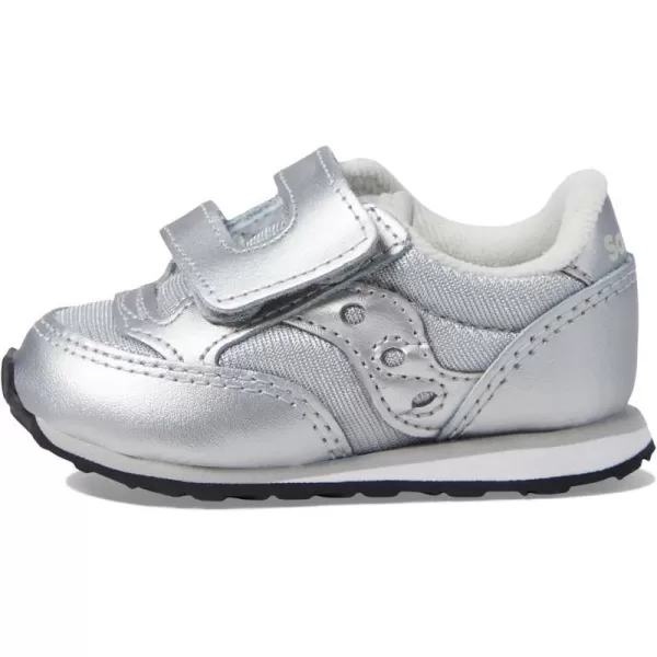 imageSaucony UnisexChild Baby Jazz Hook amp Loop SneakerSilver