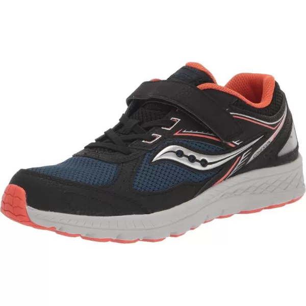 imageSaucony UnisexChild Cohesion 14 Alternative Closure Jr Running ShoeBlackNavyRed