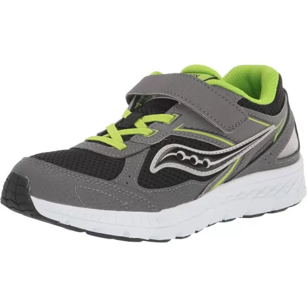 imageSaucony UnisexChild Cohesion 14 Alternative Closure Jr Running ShoeGreyBlackGreen