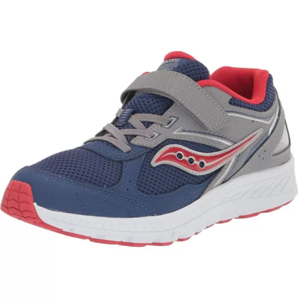 imageSaucony UnisexChild Cohesion 14 Alternative Closure Jr Running ShoeNavyRed