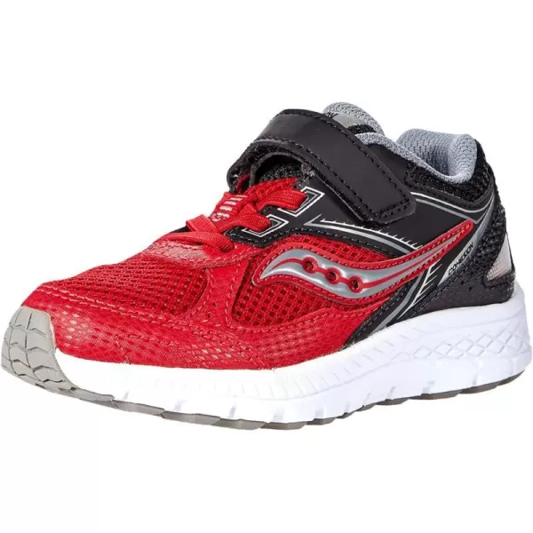 imageSaucony UnisexChild Cohesion 14 Alternative Closure Jr Running ShoeRedBlack