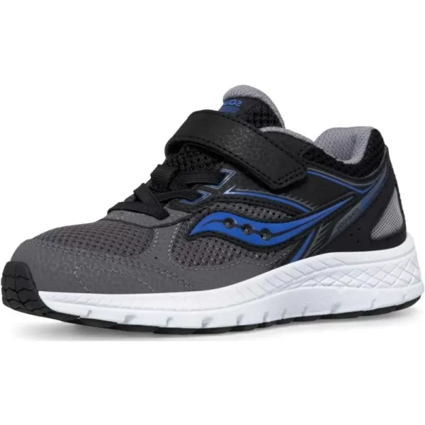 imageSaucony UnisexChild Cohesion 14 Alternative Closure Running ShoeBlackGreyBlue