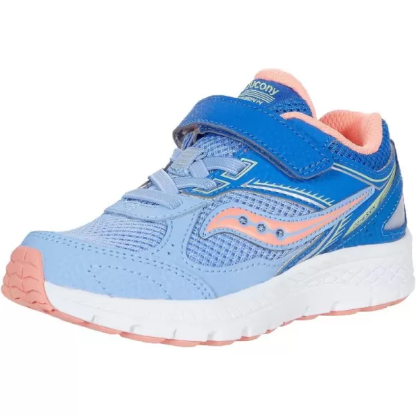 imageSaucony UnisexChild Cohesion 14 aC Running ShoeBlueCoral