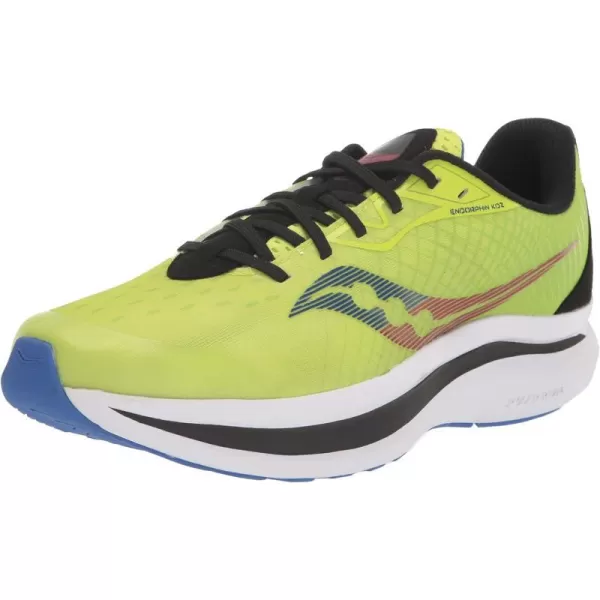 imageSaucony UnisexChild Endorphin Running ShoeAcidLime