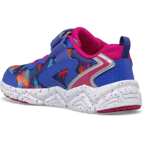 imageSaucony UnisexChild Flash Alternative Closure 30 SneakerBluePink