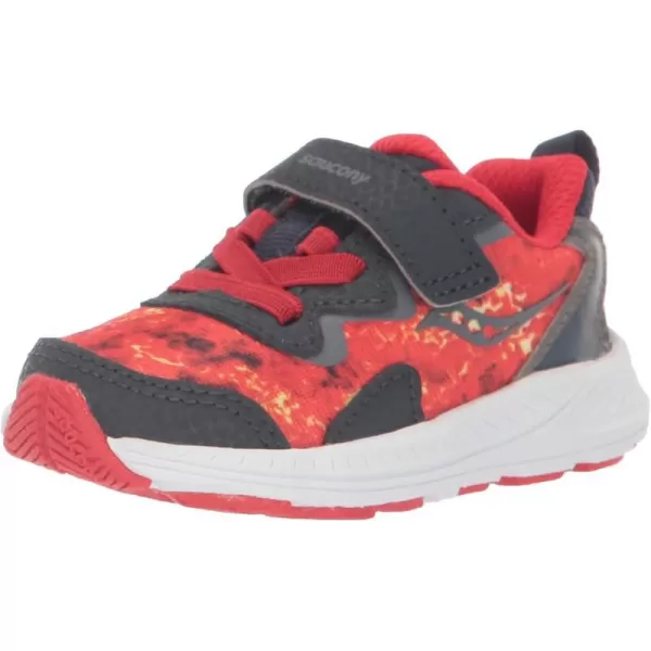 imageSaucony UnisexChild Flash Alternative Closure 30 SneakerNavyLava