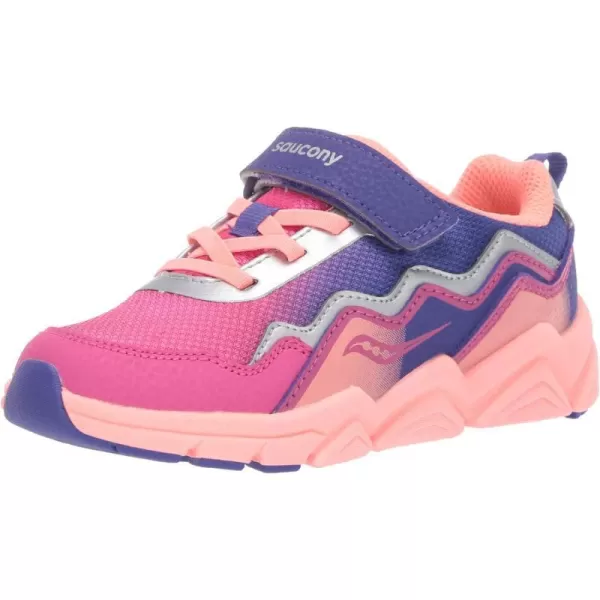 imageSaucony UnisexChild Flash aC 20 SneakerPinkPurple