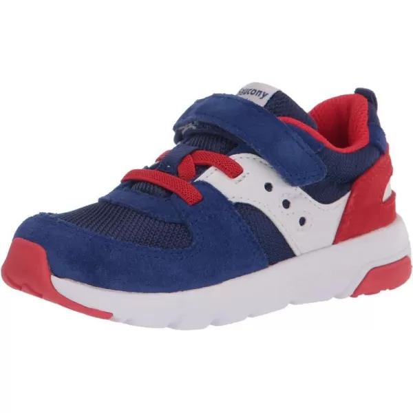 imageSaucony UnisexChild Jazz Lite 20 SneakerRedWhiteBlue
