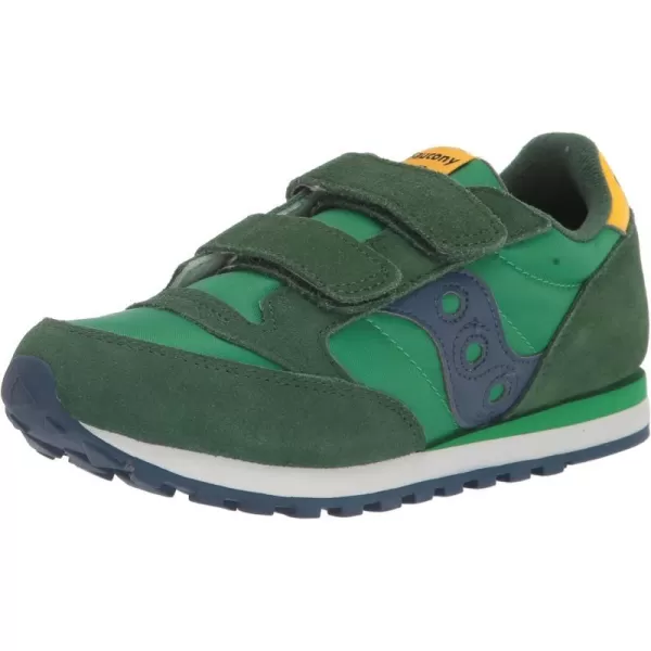 imageSaucony UnisexChild Jazz Original SneakerGreenNavyYellow