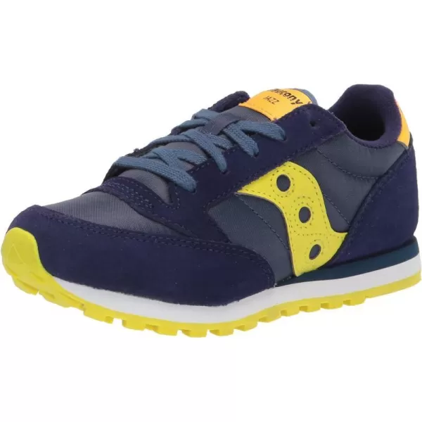 imageSaucony UnisexChild Jazz Original SneakerNavyGreenYellow