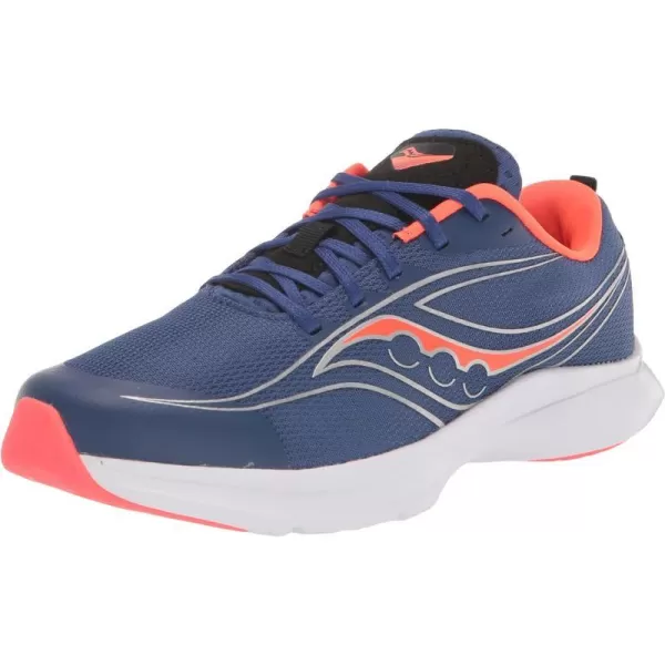 imageSaucony UnisexChild Kinvara 13 Running ShoeSaphireRed