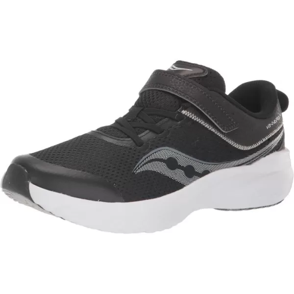 imageSaucony UnisexChild Kinvara 14 Altervative Closure SneakerBlackGrey