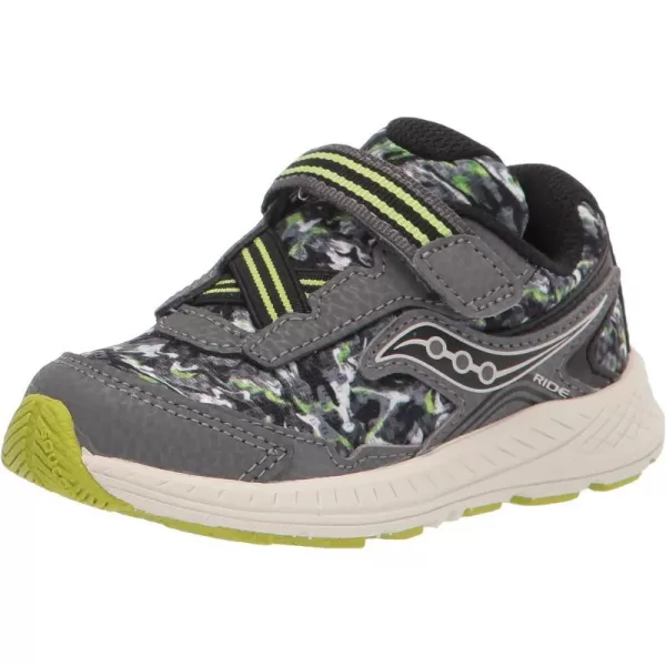 imageSaucony UnisexChild Ride 10 Jr Running ShoeOlive Camo