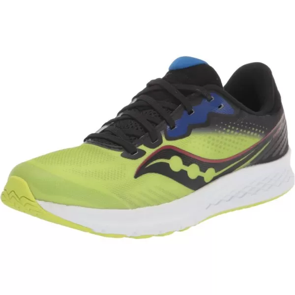 imageSaucony UnisexChild Ride 14 Running ShoeAcidLime
