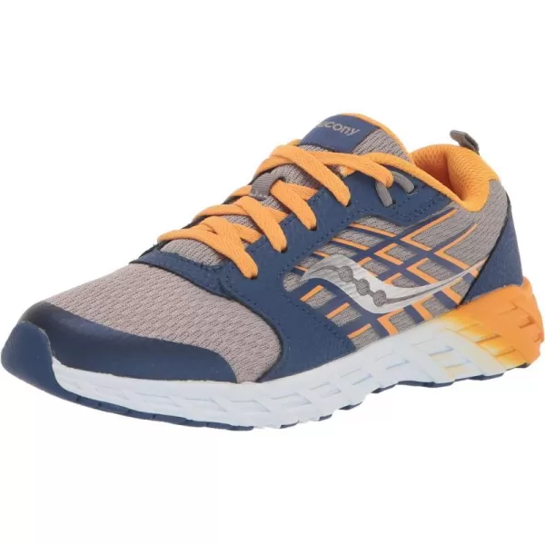 imageSaucony UnisexChild Wind 20 SneakerNavyGold