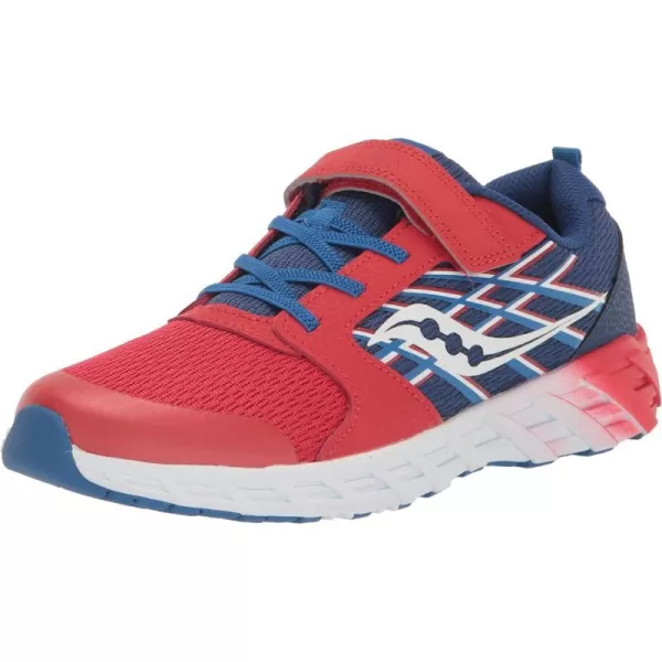 imageSaucony UnisexChild Wind Alternative Closure 20 Running ShoeRedBlue