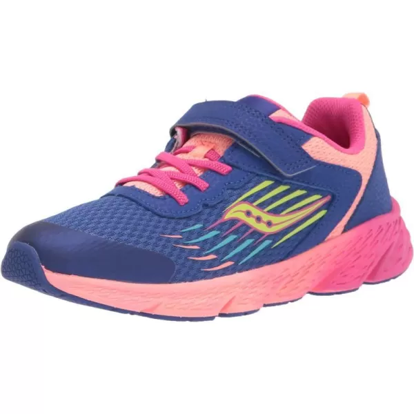 imageSaucony UnisexChild Wind Alternative Closure SneakerBlue Multi
