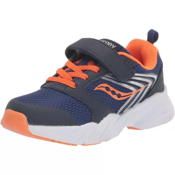 imageSaucony UnisexChild Wind FST Ac SneakerNavyOrange